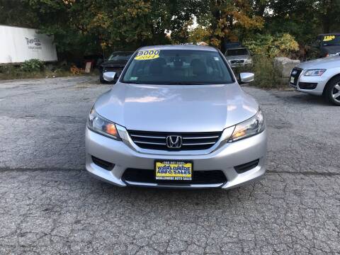 2014 Honda Accord for sale at Worldwide Auto Sales in Fall River MA