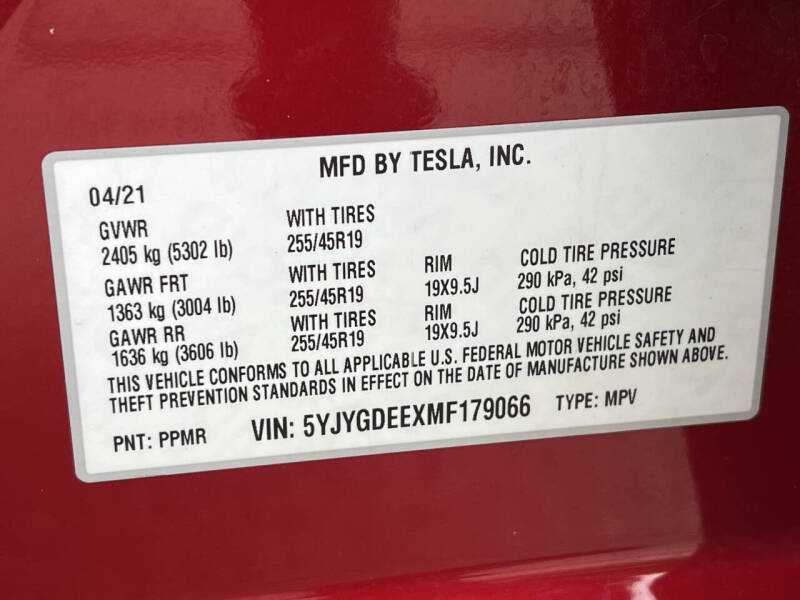 2021 Tesla Model Y Long Range