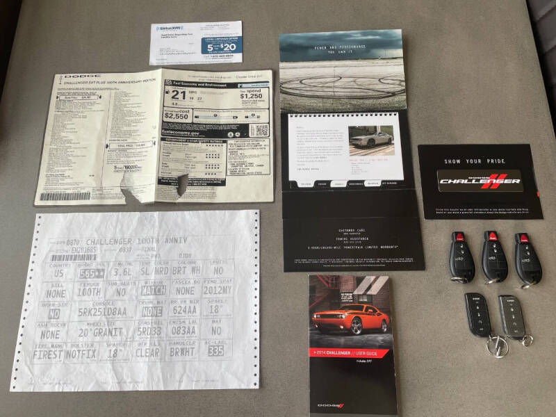 2014 Dodge Challenger SXT 100th Anniversary