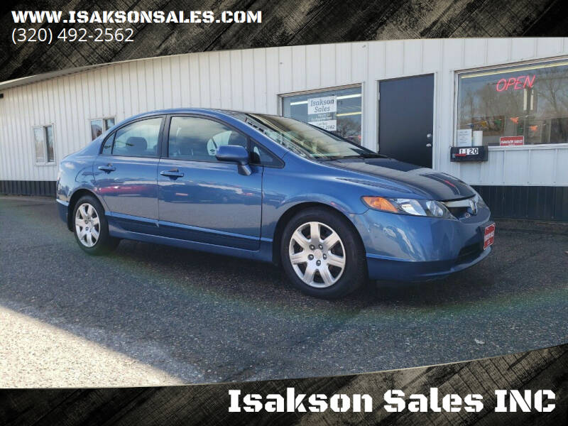 2007 Honda Civic for sale at Isakson Sales INC in Waite Park MN