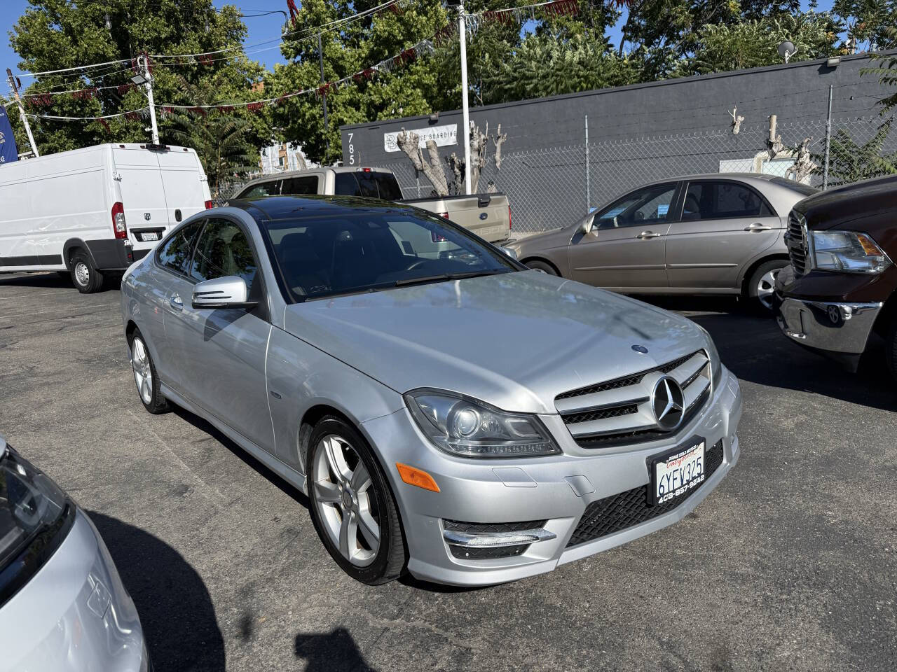 Silver 2012 Mercedes-Benz C-Class C 250 C 250 2dr Coupe 2