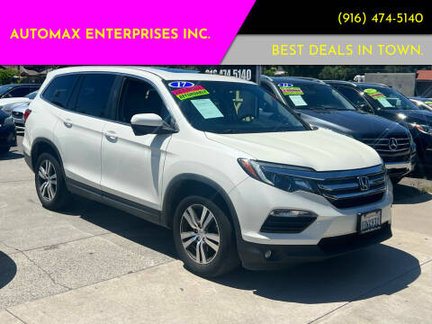 2017 Honda Pilot for sale at AUTOMAX ENTERPRISES INC. in Roseville CA