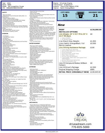 2022 BMW M8 Competition