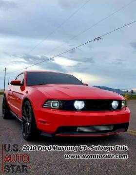 2010 Ford Mustang for sale at US AUTO STAR LLC in North Salt Lake UT