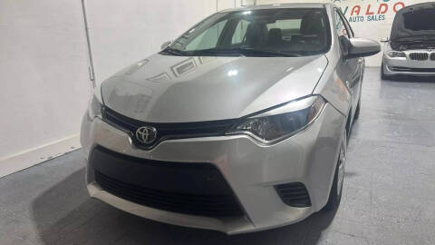 2015 Toyota Corolla for sale at VALDO AUTO SALES in Miami FL