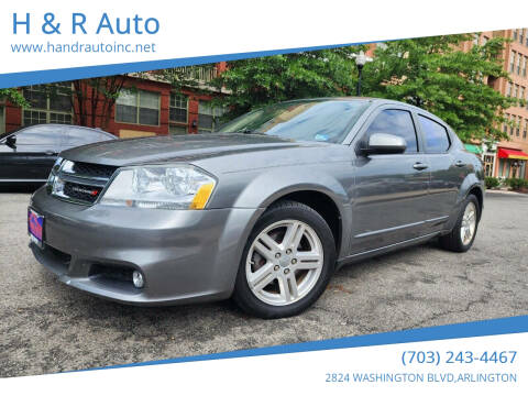 2013 Dodge Avenger for sale at H & R Auto in Arlington VA
