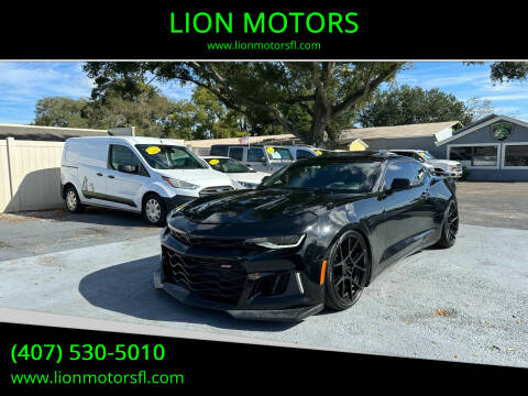 2017 Chevrolet Camaro for sale at LION MOTORS in Orlando FL