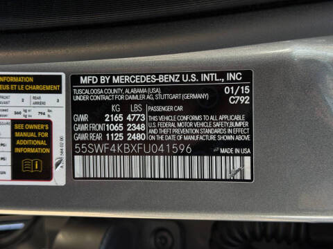 2015 Mercedes-Benz C-Class C 300 4MATIC