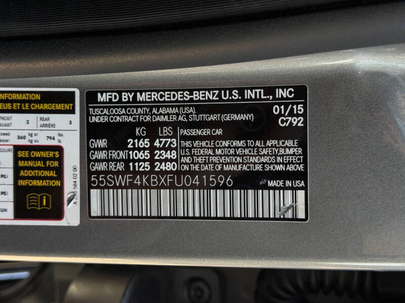 2015 Mercedes-Benz C-Class C 300 4MATIC