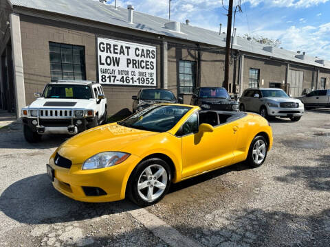 2009 Mitsubishi Eclipse Spyder for sale at BARCLAY MOTOR COMPANY in Arlington TX