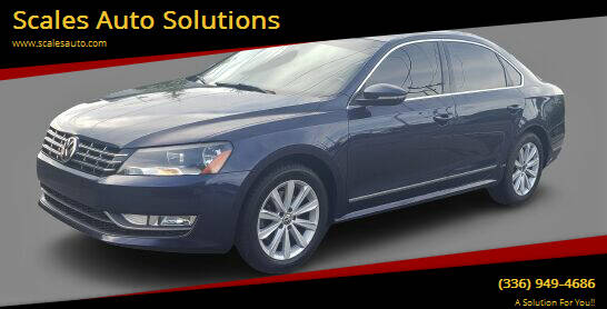 2012 Volkswagen Passat for sale at Scales Auto Solutions in Madison NC