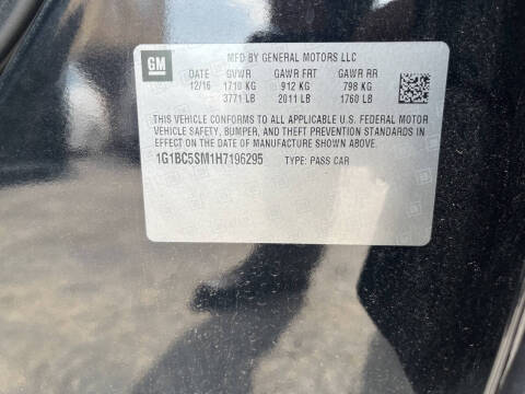 2017 Chevrolet Cruze LS Auto
