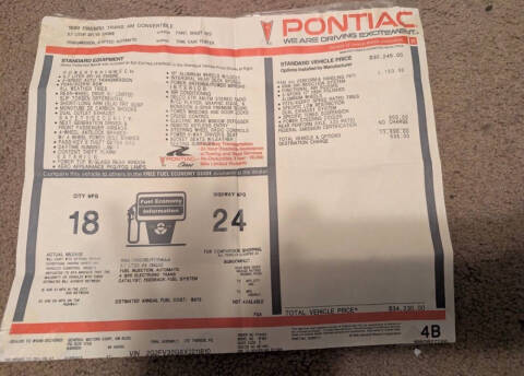 1999 Pontiac Firebird Trans Am