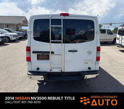 2014 Nissan NV 3500 HD SL