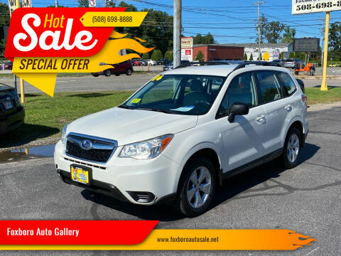 2016 Subaru Forester for sale at Foxboro Auto Gallery in Foxboro MA