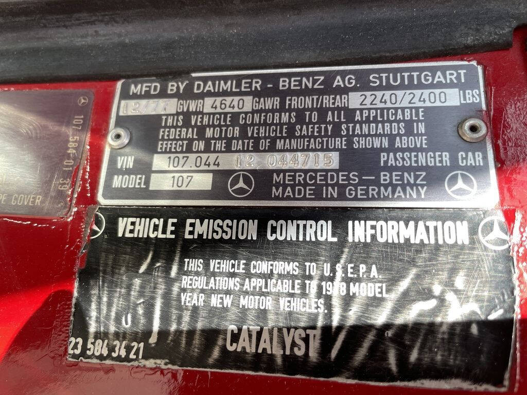 1978 Mercedes-Benz 450-Class 8