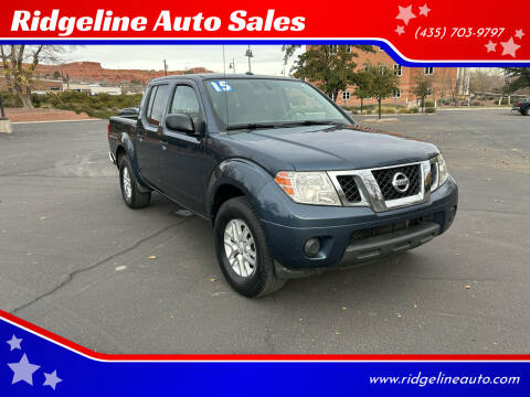 2015 Nissan Frontier for sale at Ridgeline Auto Sales in Saint George UT