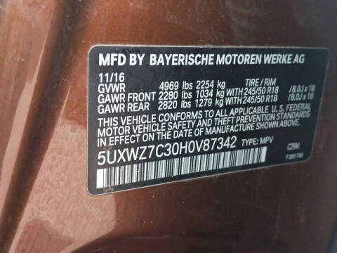 2017 BMW X3 sDrive28i