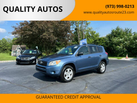 2007 Toyota RAV4 for sale at QUALITY AUTOS in Hamburg NJ
