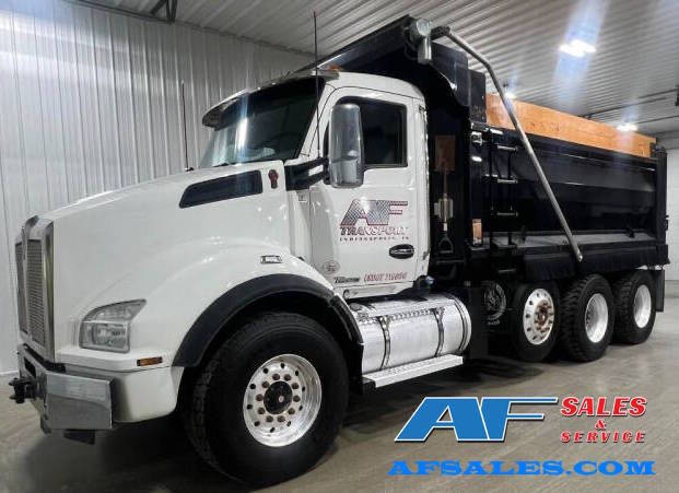 2018 Kenworth T-880 Tri-Axle Dump Truck for sale at A F SALES & SERVICE in Indianapolis IN