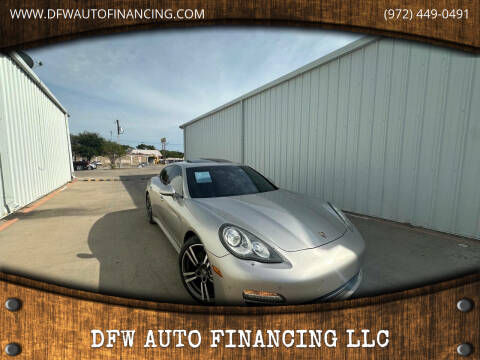 2013 Porsche Panamera for sale at Bad Credit Call Fadi in Dallas TX