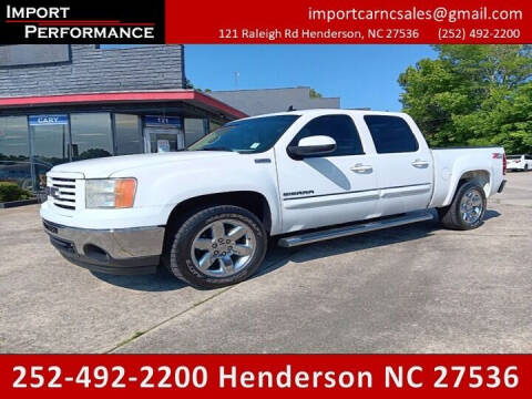 2012 GMC Sierra 1500 for sale at Import Performance Sales - Henderson in Henderson NC