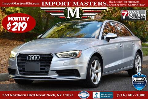 2016 Audi A3 for sale at Import Masters in Great Neck NY