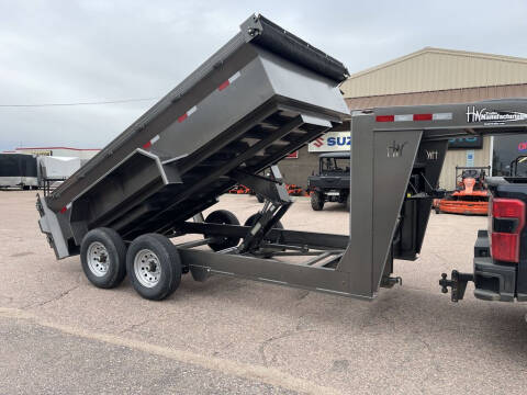 2024 H&amp;W Trailers 82"X14' Gooseneck Dump