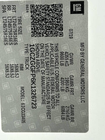 2019 Chevrolet Express 3500