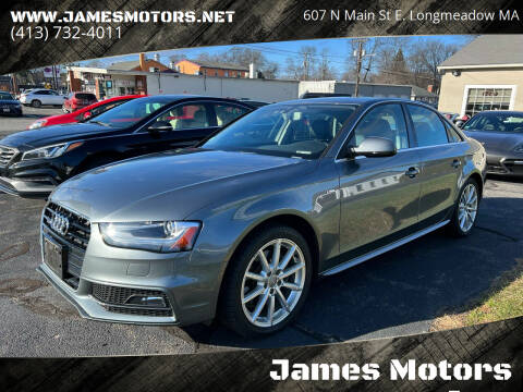 2016 Audi A4 for sale at James Motors Inc. in East Longmeadow MA