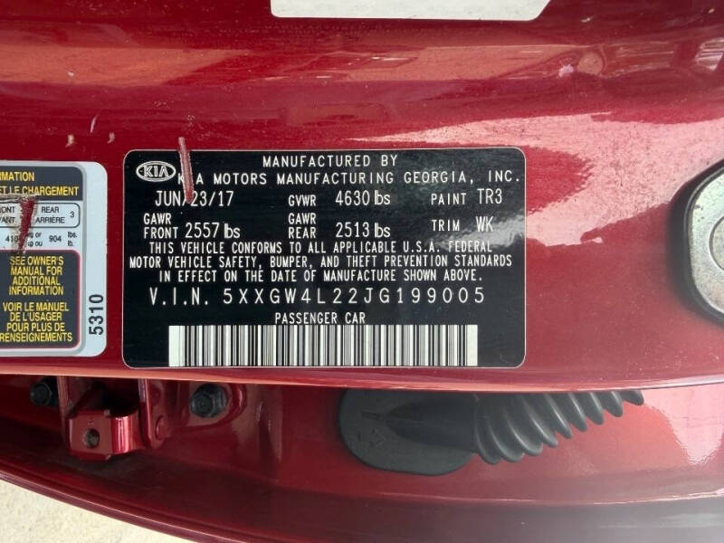 2018 Kia Optima SX Turbo