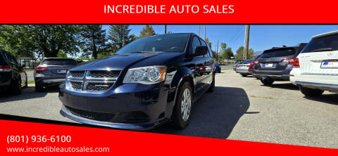 2016 Dodge Grand Caravan for sale at INCREDIBLE AUTO SALES in Bountiful UT