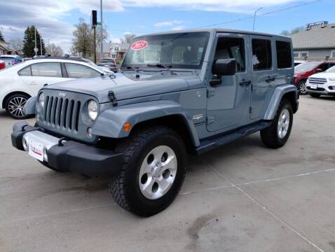 2015 Jeep Wrangler Unlimited for sale at Triangle Auto Sales 2 in Omaha NE