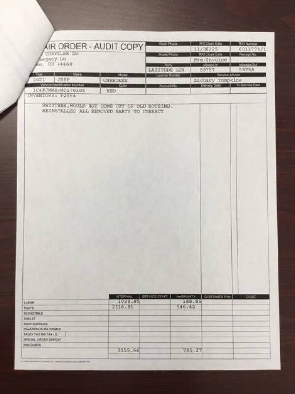 2021 Jeep Cherokee Latitude Lux