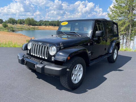 2017 Jeep Wrangler Unlimited for sale at BILL HANCOCK MOTORS LLC in Albertville AL