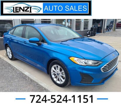 2019 Ford Fusion for sale at LENZI AUTO SALES LLC in Sarver PA