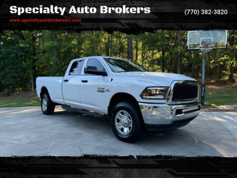 2017 RAM 2500 for sale at Specialty Auto Brokers in Cartersville GA