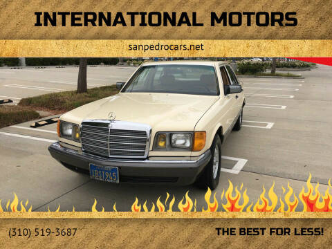 1981 Mercedes-Benz 300-Class for sale at International Motors in San Pedro CA