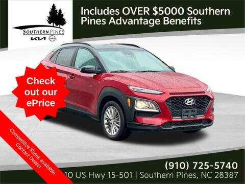 2021 Hyundai Kona for sale at PHIL SMITH AUTOMOTIVE GROUP - Pinehurst Nissan Kia in Southern Pines NC
