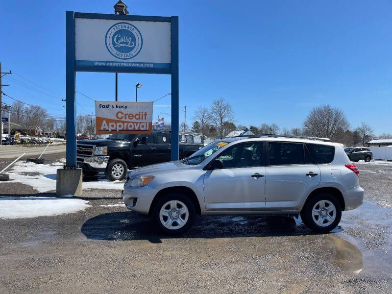 2012 Toyota RAV4 for sale at Corry Pre Owned Auto Sales in Corry PA