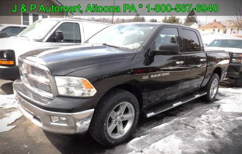 2012 RAM 1500 for sale at J & P Auto Mart in Altoona PA