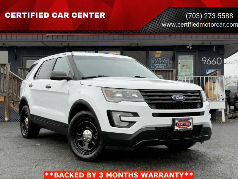 2017 Ford Explorer for sale at CERTIFIED CAR CENTER in Fairfax VA