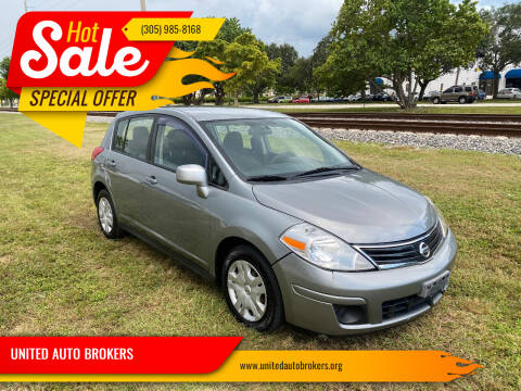 2012 Nissan Versa for sale at UNITED AUTO BROKERS in Hollywood FL