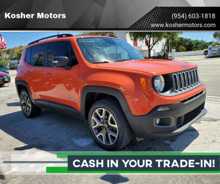 2015 Jeep Renegade for sale at Kosher Motors in Hollywood FL