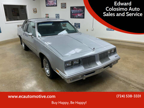 1985 Oldsmobile Cutlass Supreme for sale at Edward Colosimo Auto Sales and Service in Evans City PA