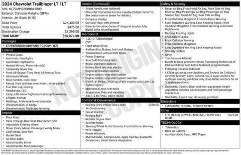 2024 Chevrolet TrailBlazer LT