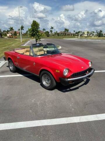 1979 FIAT 124 Spider for sale at Classic Car Deals in Cadillac MI