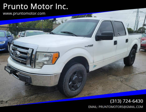 2012 Ford F-150 for sale at Prunto Motor Inc. in Dearborn MI