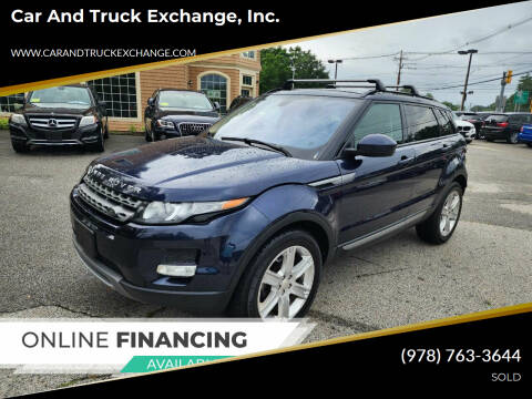 2015 Land Rover Range Rover Evoque for sale at Car and Truck Exchange, Inc. in Rowley MA