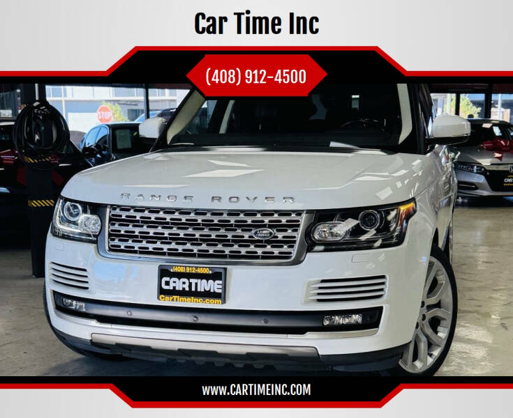 2016 Land Rover Range Rover for sale at Car Time Inc in San Jose CA